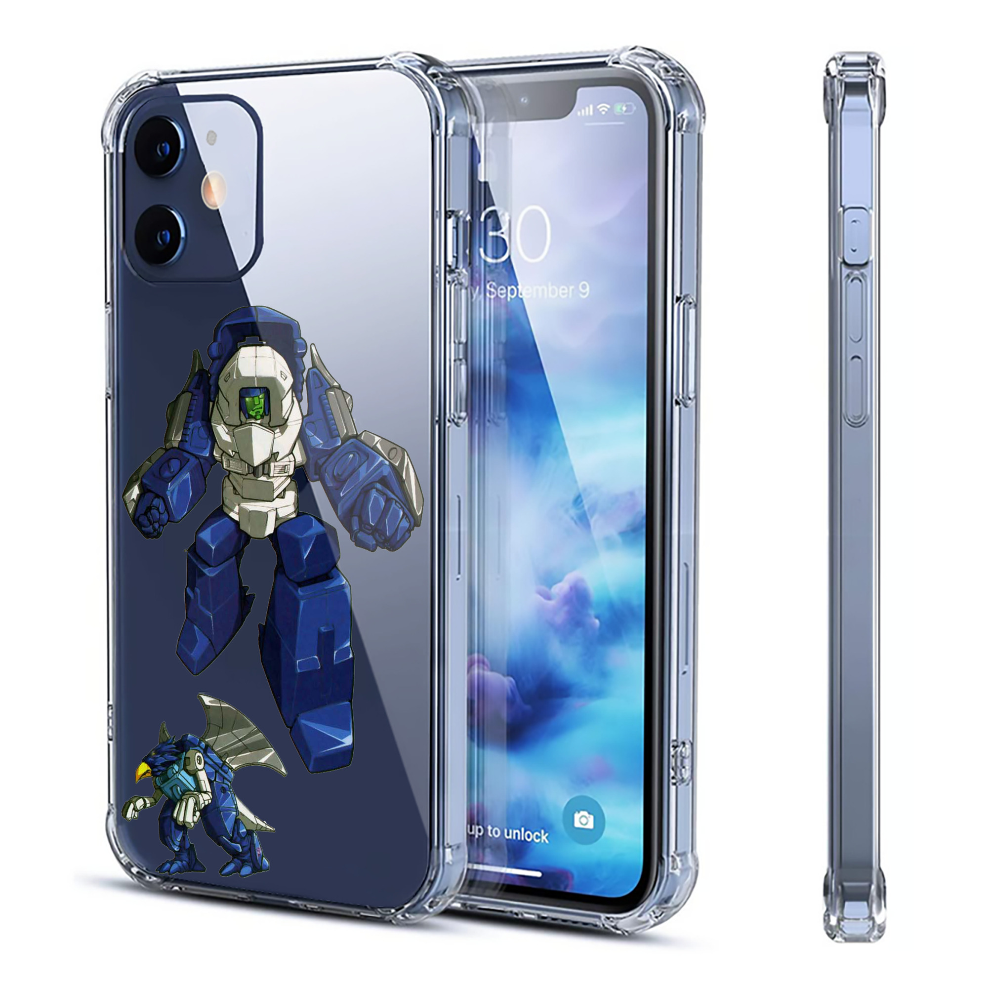 （画像用）  【iPhone 12シリーズ対応】透明スマホケース（クリアソフトケース）